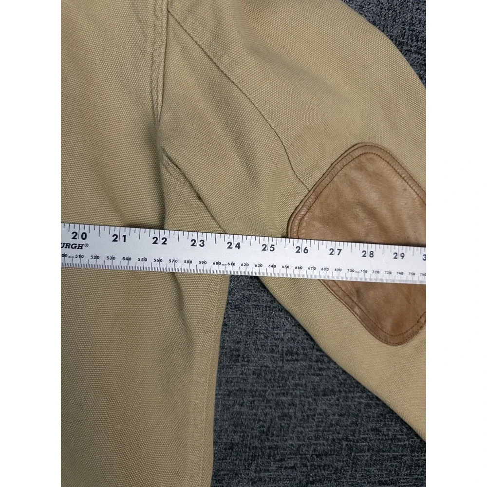 VTG Orvis Hunting Blazer Mens L Brown Elbow Patch Utility Single Breasted Duck